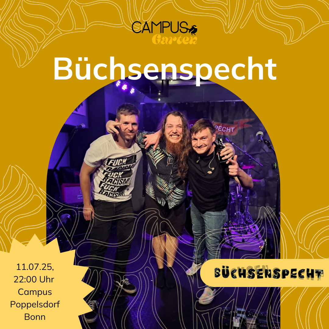 Büchsenspecht Campus Festival Campus Garten Uni Bonn NatFak-Festival