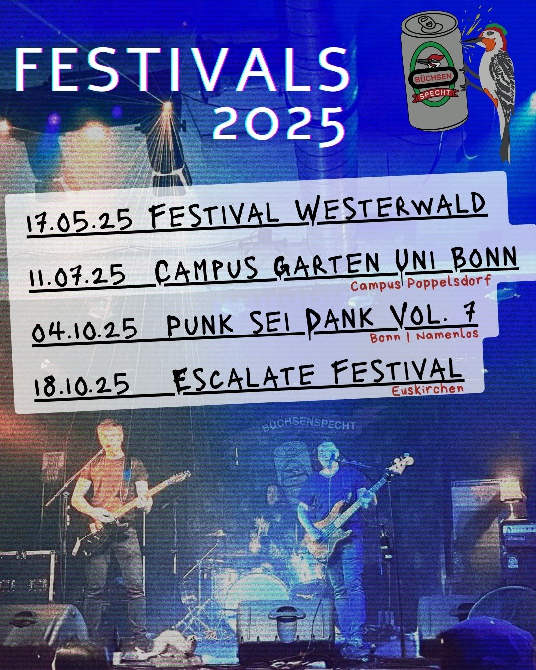 Büchsenspecht Festivals 2025