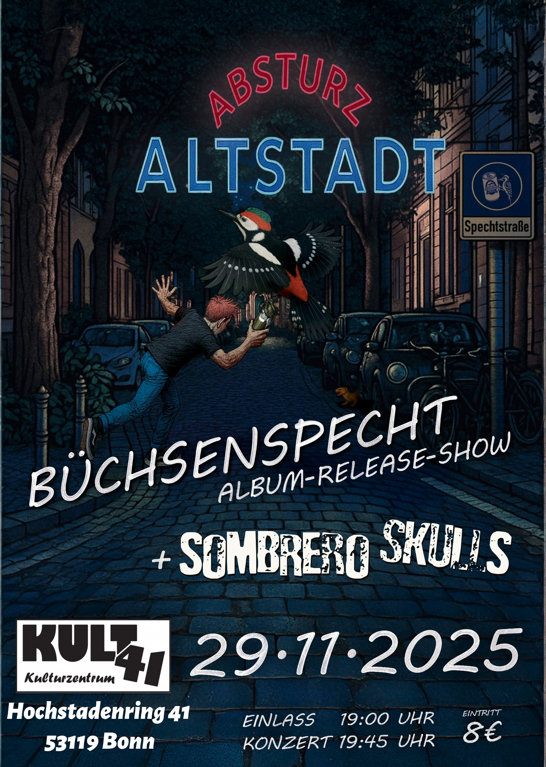 Flyer Absturz Altstadt Kult 41
