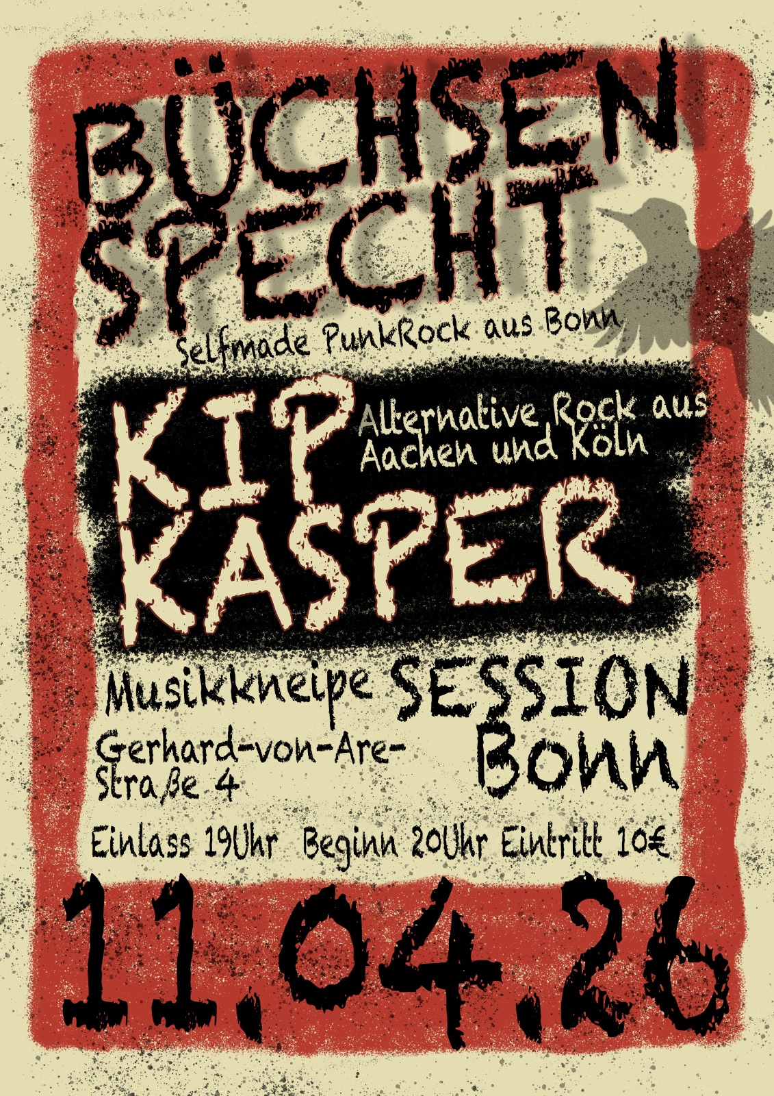Büchsenspecht und Kip Kasper im Session